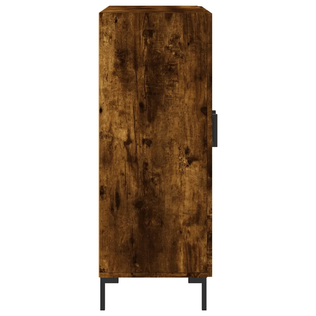 vidaXL Credenza Rovere Fumo 69,5x34x90 cm in Legno Multistrato