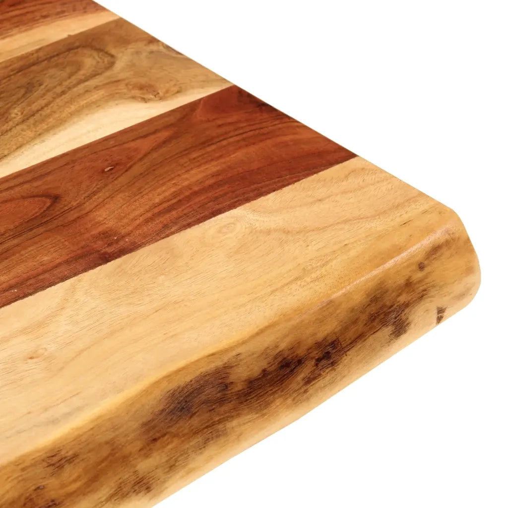 Piano per VanitÃ  Bagno in Massello di Acacia 100x52x3,8 cm