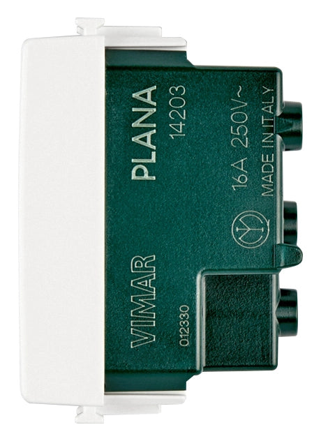 Vimar Plana Invertitore 1P 16AX bianco 14013