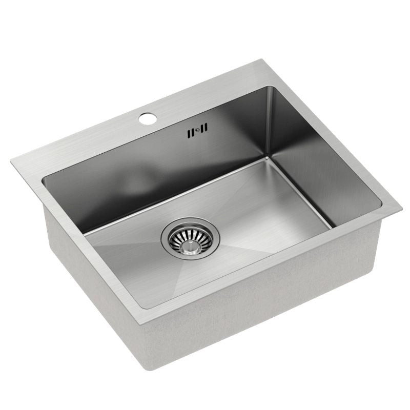 Lavello In Acciaio Russel 110 Brush Nickel