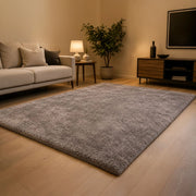Latisa, Tappeto Altezza Pelo 35 mm 100% Poliestere, 67x67 cm Grigio