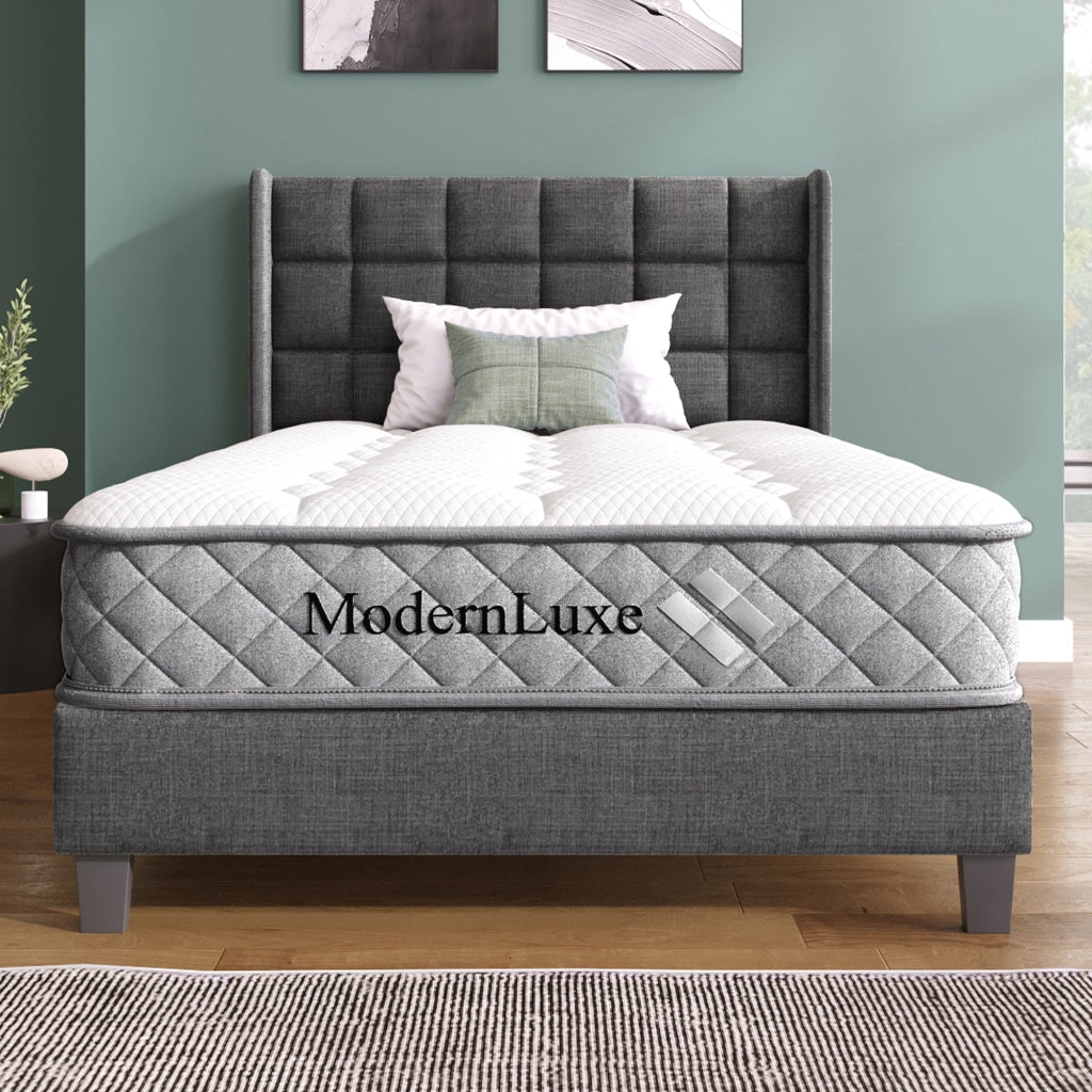 Materasso Ortopedico a Molle Insacchettate 90x200 cm H3 Spessore 20 cm 7 Zone con Schiuma Fredda e Rivestimento OEKO-TEX