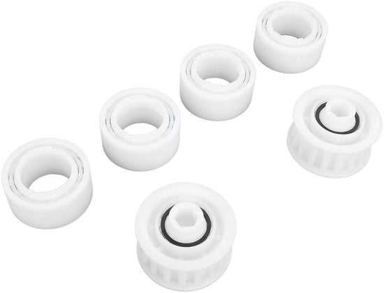 Pacchetto di 4 ruote guida - Sostitutive per robot piscina - Materiale ABS premium - Installazione facile - Duraturo e resistente agli urti - Per Dolphin - Pulitore piscina