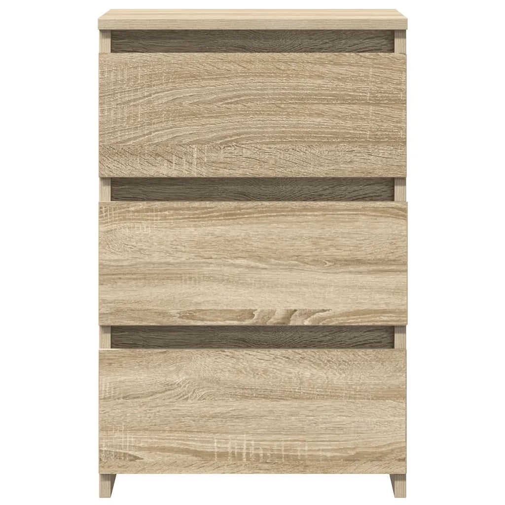 Comodini 2 pz Rovere Sonoma 40x35x62,5 cm in Legno Multistrato 806218