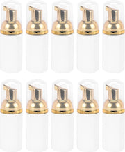 Dispensatore di sapone schiuma, 10 pezzi, 30 ml, plastica, flacone con pompa schiumante per lozioni, fondotinta, essenze, cosmetici, shampoo schiumante, shampoo a schiuma.