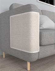 Cuscino in sisal per gatti - Protezione per divano - 1 pezzo - Bianco - 19,6 x 15,7 cm