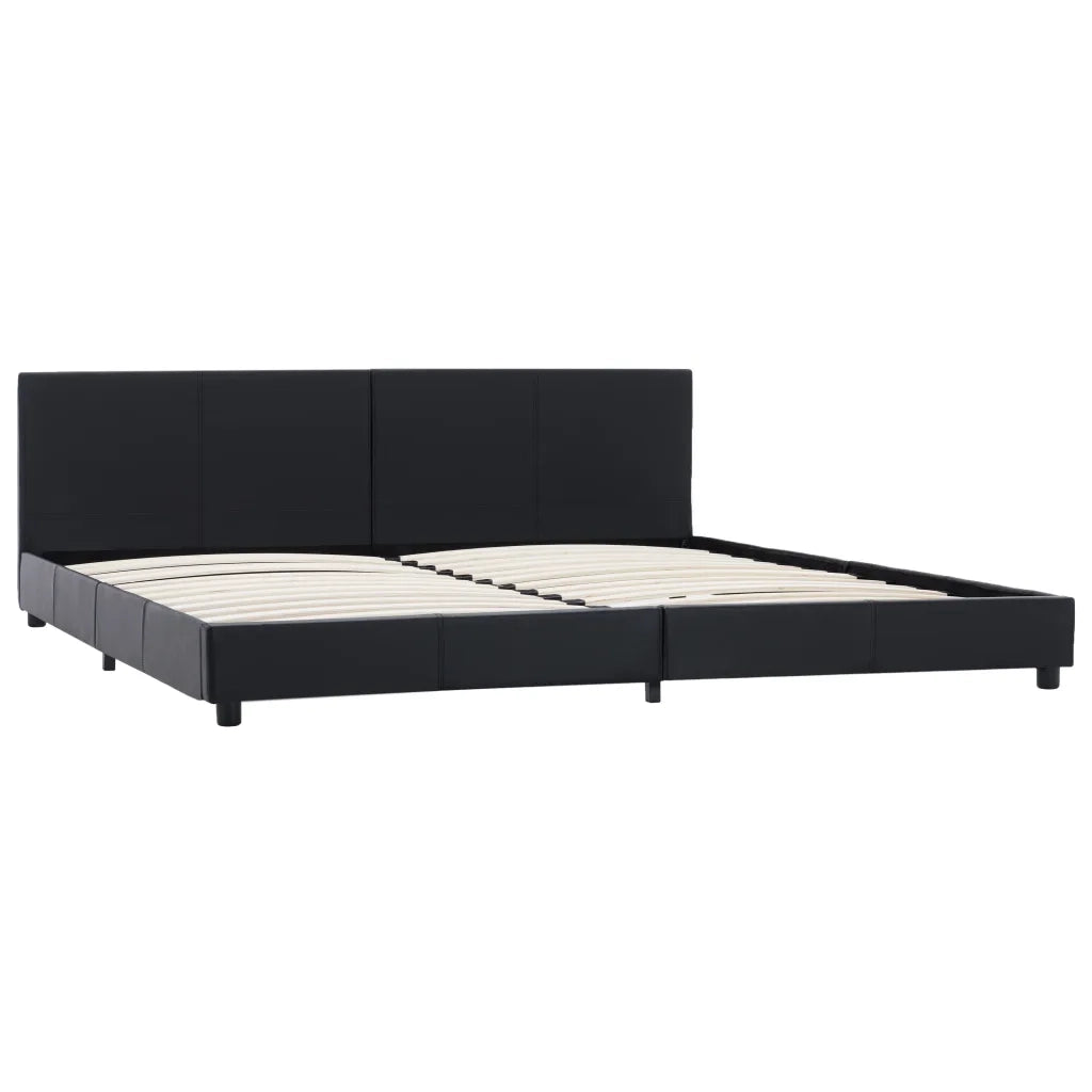 Giroletto Nero in Similpelle 180x200 cm cod mxl 63182