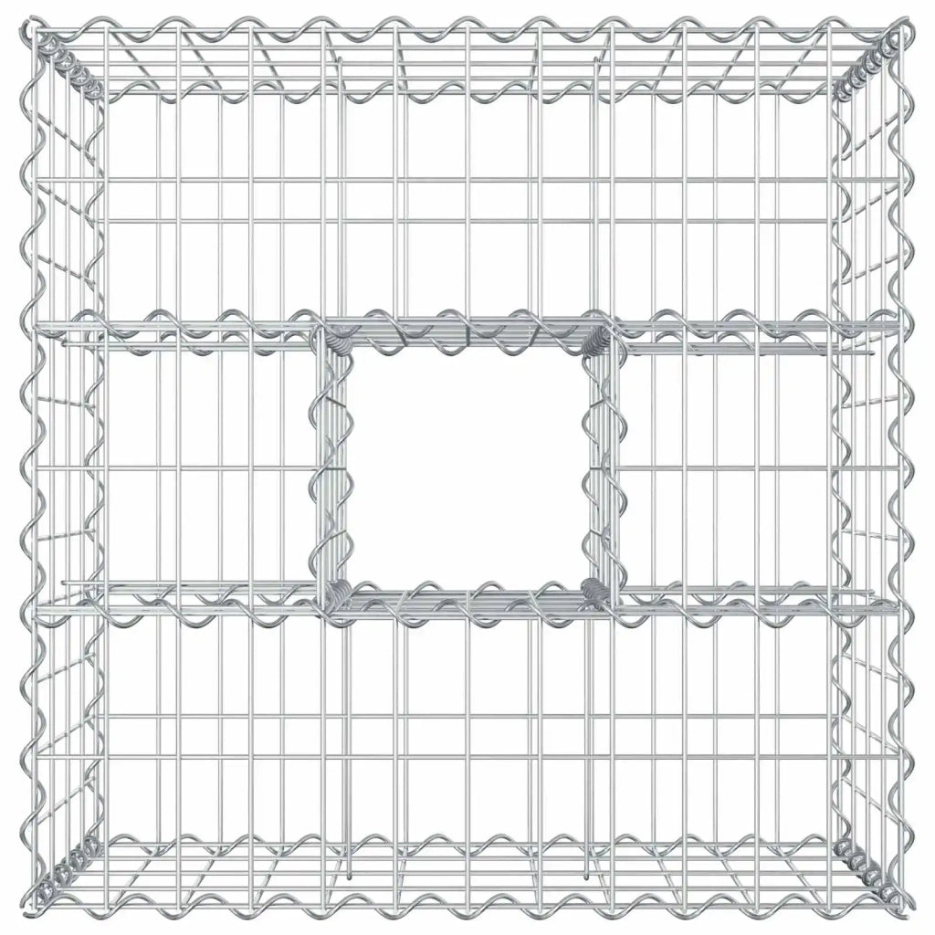 Letto rialzato in gabbione Argento CFW2231058
