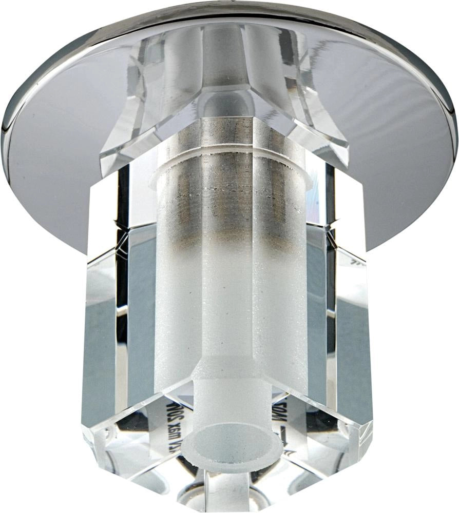 Plafoniera rotonda SK-17 Candellux 1xG4 cromata cristallo