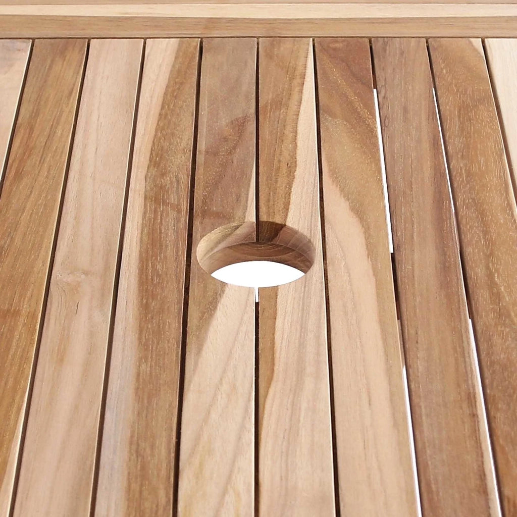 Tavolo da Giardino Pieghevole Naturale 160 x 80 x 76 cm 42028480