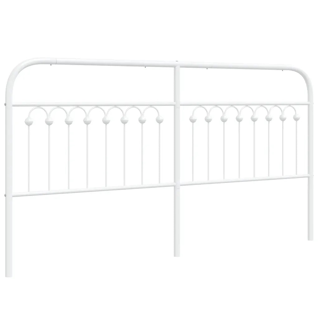 Testiera di Ricambio in Metallo Bianco 180 cm 376685