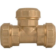 TEE A COMPRESSIONE PN25 730 ITAP - OTTONE MM 25X25X25- 6 pezzi
