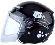Elmetto per Bambini Ergonomico - Caldo - Impermeabile - Casco da Motocicletta - Bambini - Casco di Sicurezza - Casco da Bicicletta