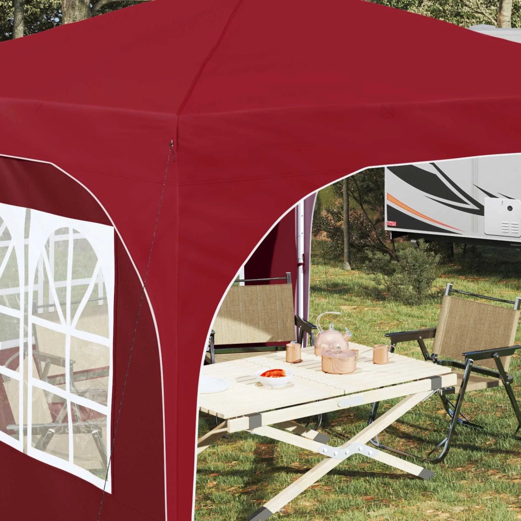 Tenda per feste a pop-up 290 x 290 x 245 cm Borgogna 42019862
