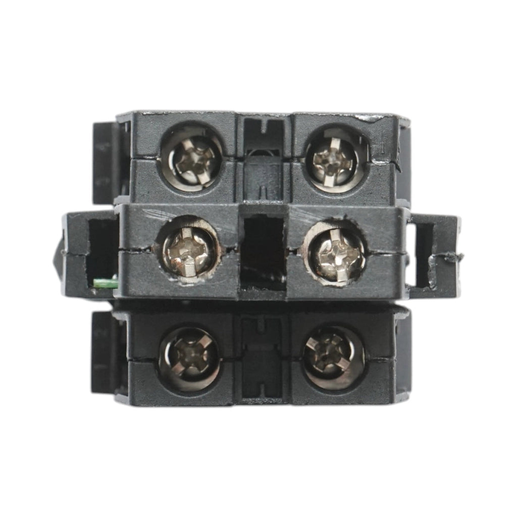 Pulsante di comando illuminato 220V AC LED bianco con ritorno 1NO+1NC, 10A/600V AC, 1A/250V DC LA42 Breckner Germany