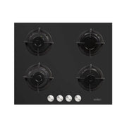 Samet Piano cottura Venere 60 in vetro 4 fuochi nero