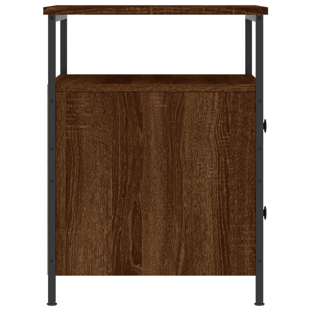 Comodino Rovere Marrone 44x45x60 cm in Legno Multistrato 826011