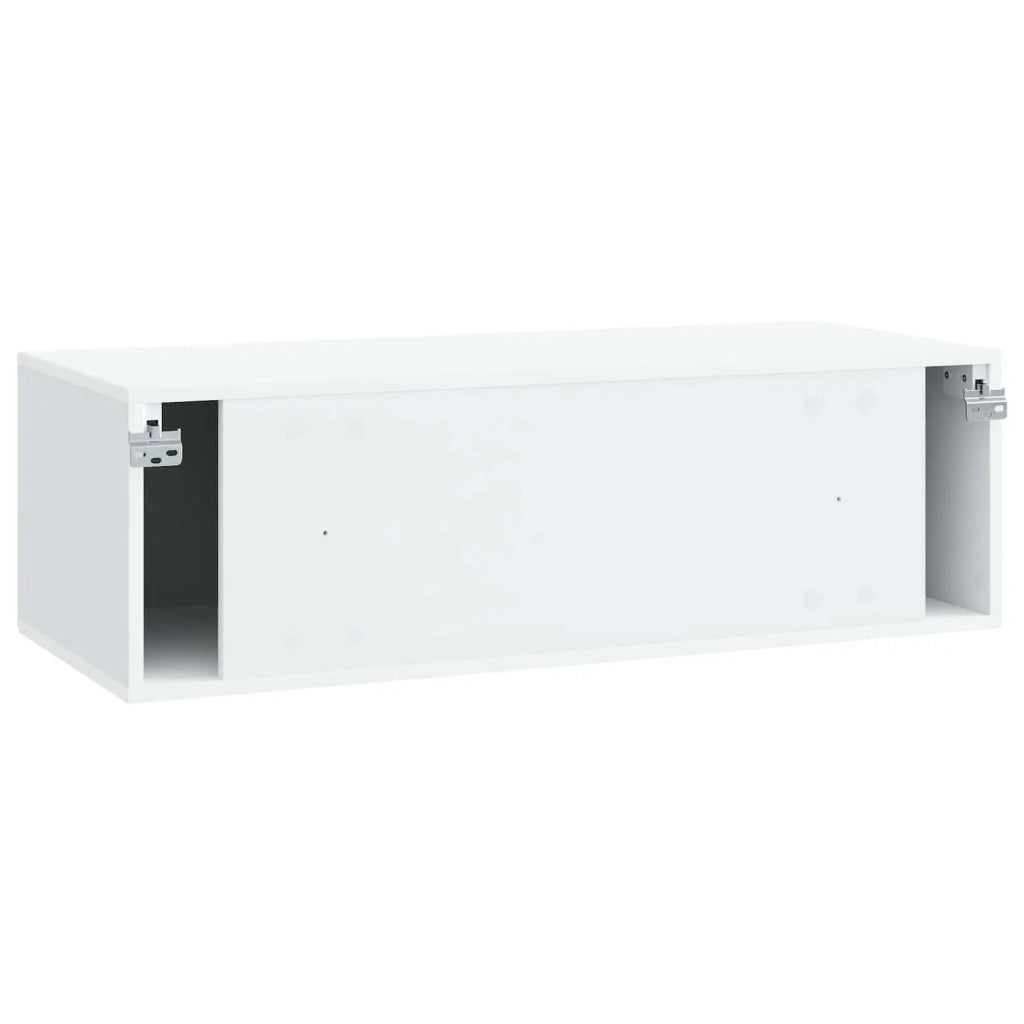 Mobile Porta TV da Muro Bianco 98 x 41 x 30 cm 898525