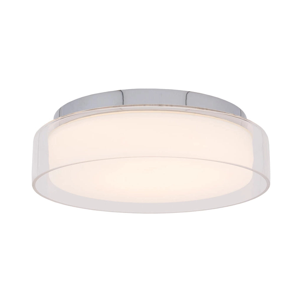 Plafoniera LED Nowodvorski PAN vetro cromo 30cm IP44