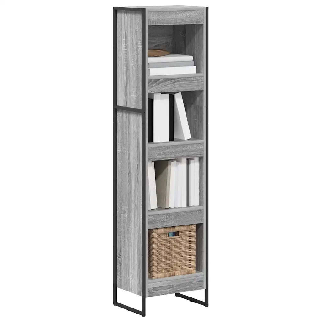 Armadio per Libri Grigio Sonoma 40 x 30 x 155 cm 886375