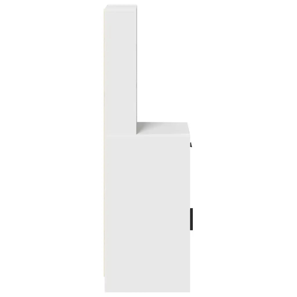 Credenza Bianco 40 x 40,5 x 135 cm Legno multistrato 865073