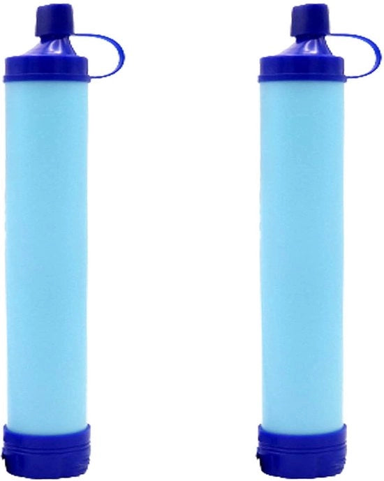 Filtro d'acqua personale, sistema di filtraggio d'acqua portatile, filtro d'acqua per bere, camminare, campeggiare, viaggiare, attrezzatura di emergenza per dispositivi portatili (2)