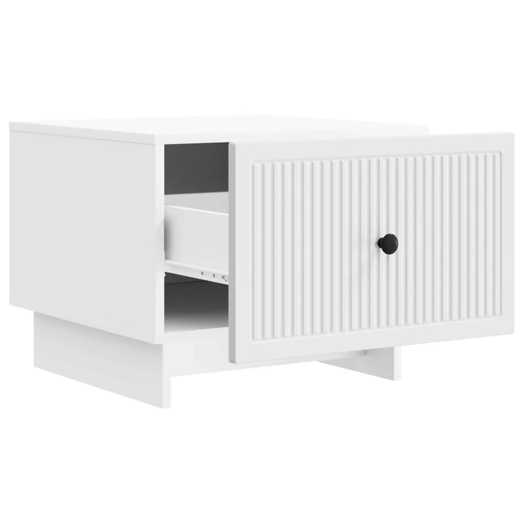 Tavolino da salotto Bianco 49 x 50 x 40 cm Legno ingegnerizzato 894045