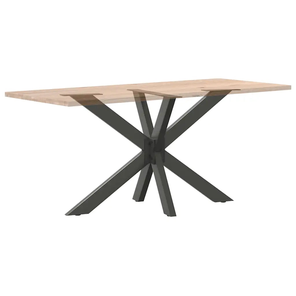 Gamba per Tavolo da Pranzo a Forma di Ragno Antracite 120x68x(72-73) cm Acciaio 4013114