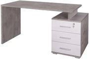 SCRIVANIA CM.154X65X76H CEMENTO/OSSIDO