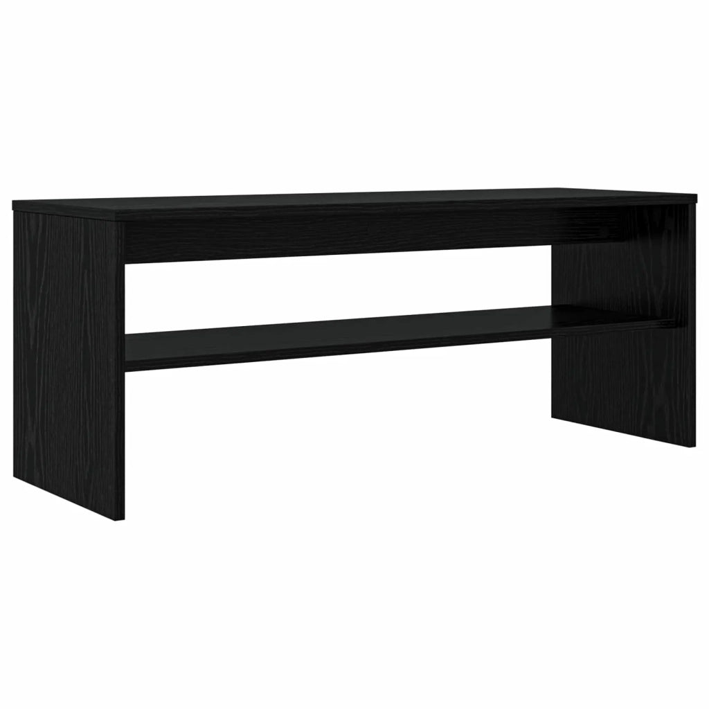 Mobile TV 100 x 35 x 40 cm Rovere Nero Legno ingegnerizzato 8000309