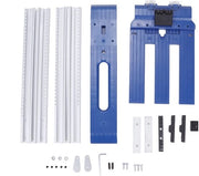 Set di guida circolare ad ampio raggio - Set di connessione guida circolare - Cricchetto libero da rilievi - Guida universale per sega - Materiale in lega di alluminio - Scala precisa