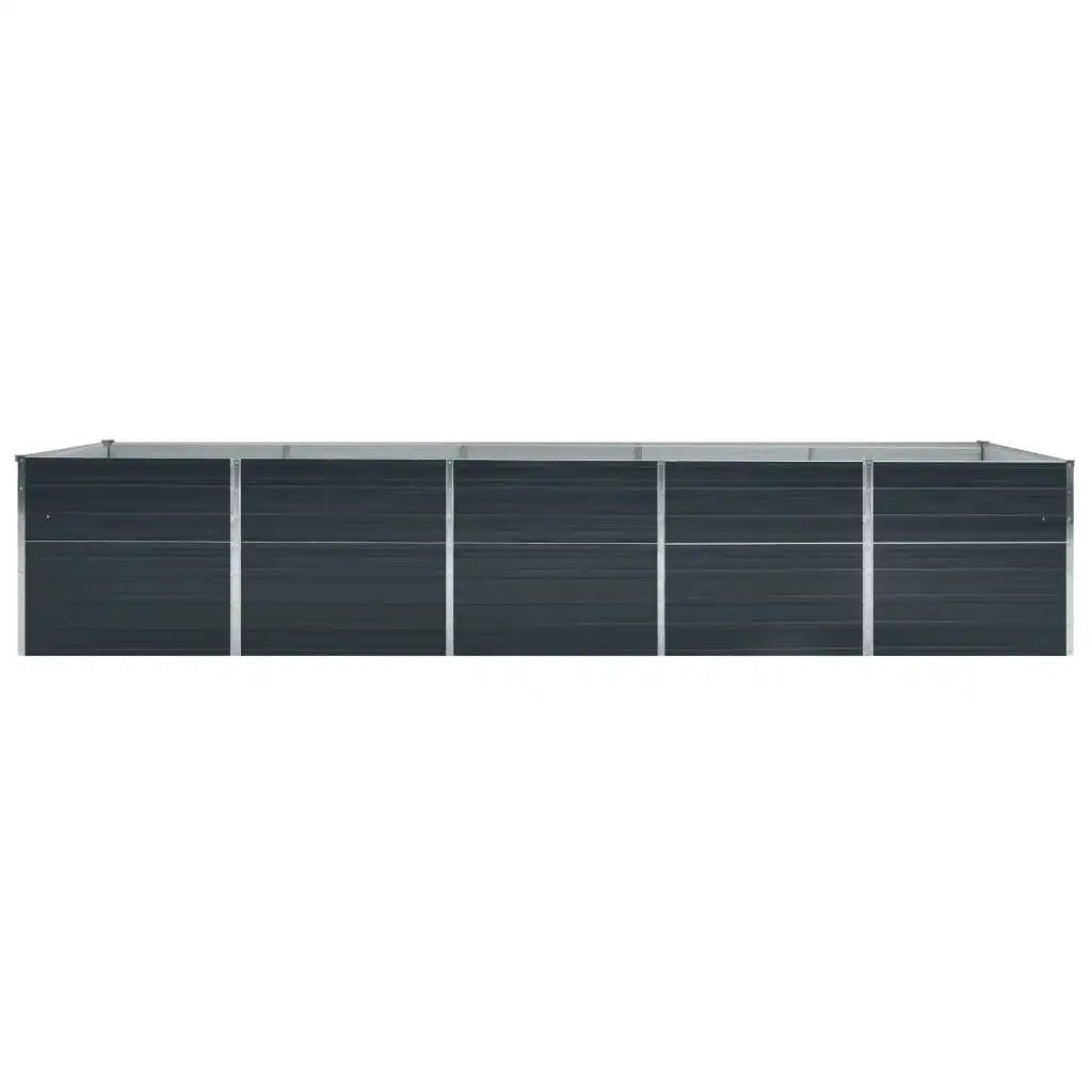 Letto Rialzato in Acciaio Zincato 400x80x45 cm Antracitecod mxl 120910