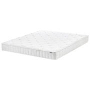 Materasso double face in tessuto di colore bianco 160 x 200 cm medio duro camera da letto