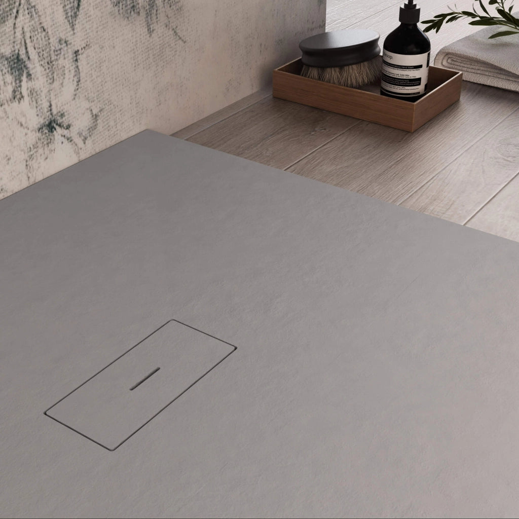 Piatto Doccia in Pietra 100x100 cm Bonussi Manila Grigio Chiaro