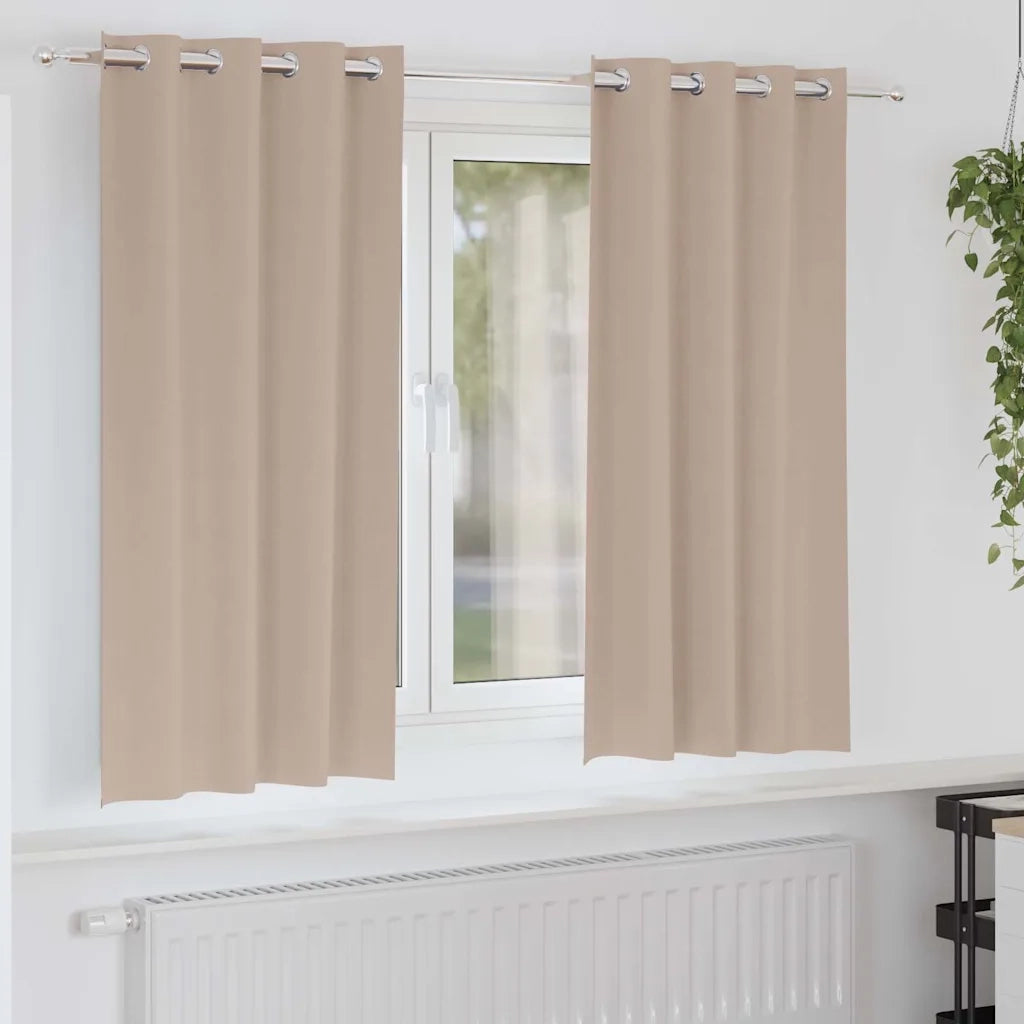 vidaXL Tende con tende 2 pcs Talpa Poliestere