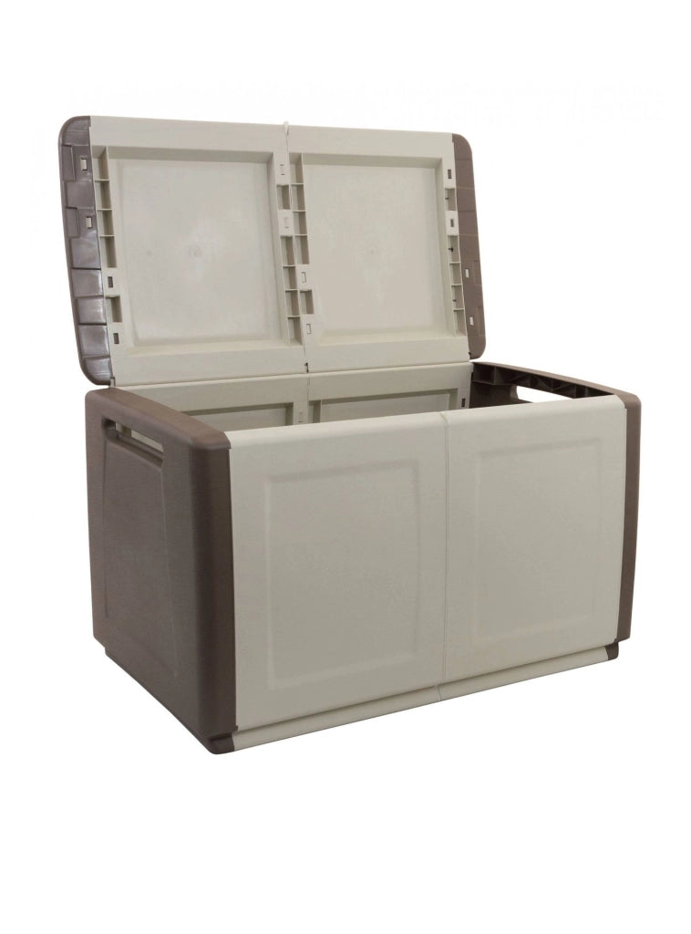 Andra, Baule Resistente ai Raggi uv Impermeabile Made in Italy, 53x96x57h cm Beige