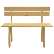 Panca da Giardino 150 cm in Legno di Pino Impregnato 41960