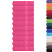 Asciugamani da Doccia FROGN 10 pz Rosa 70x140 cm 360 g/m² 137051