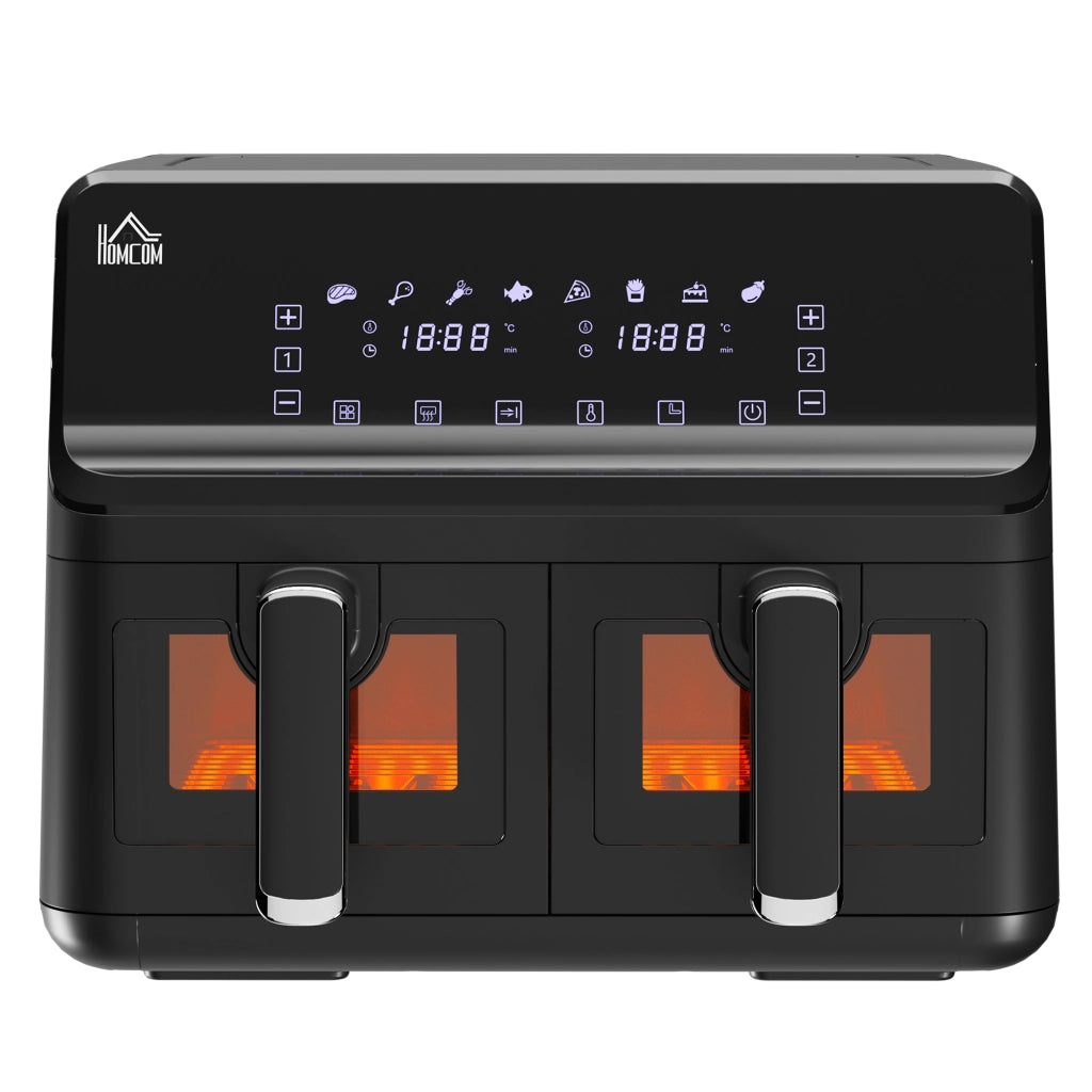 Friggitrice ad aria senza olio 8L 2500W 8 programmi ¨C Zephmum ¨C Nero