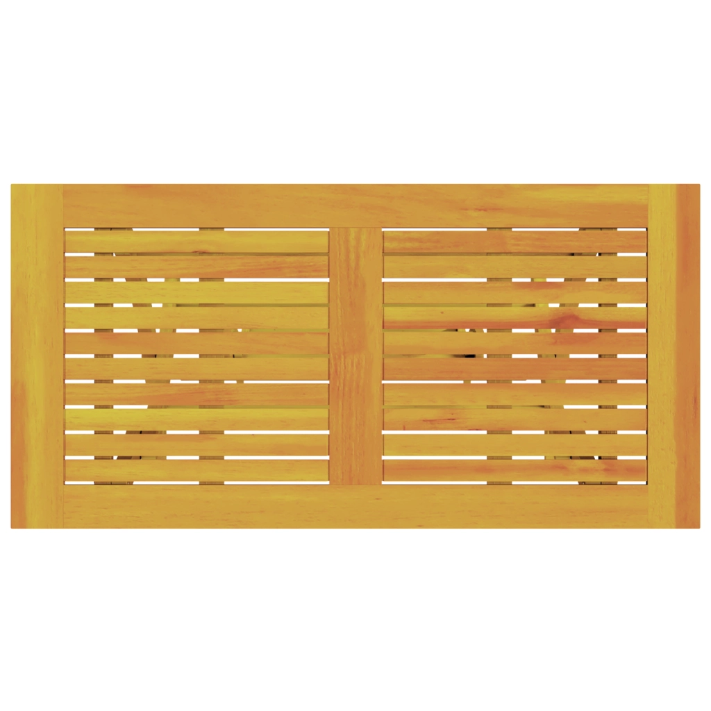 Set da Pranzo da Giardino in 5 Pezzi Legno Massello di Acacia