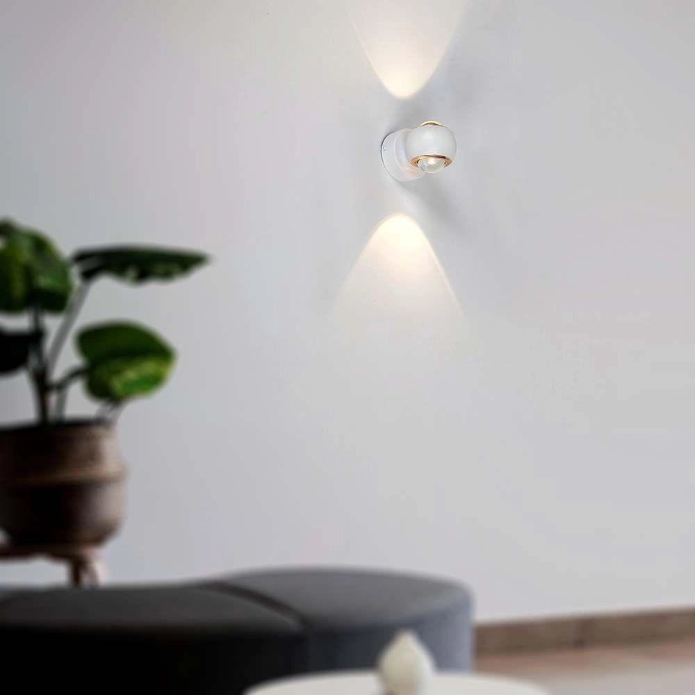 Applique V-TAC 10W LED su/giù bianca 3000K 950lm VT-7504