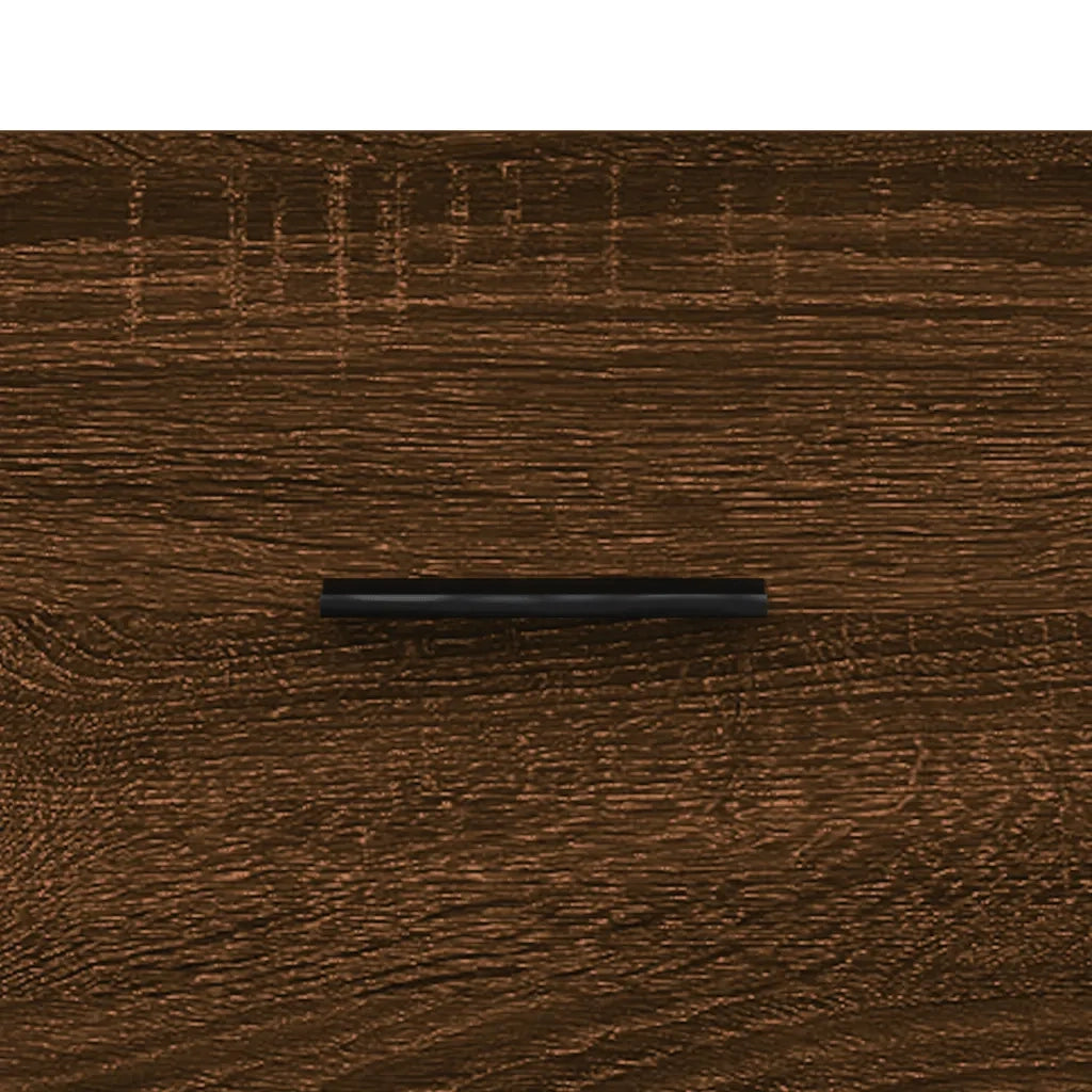 Credenza Rovere Marrone 69,5x34x90 cm in Legno Multistrato 828067