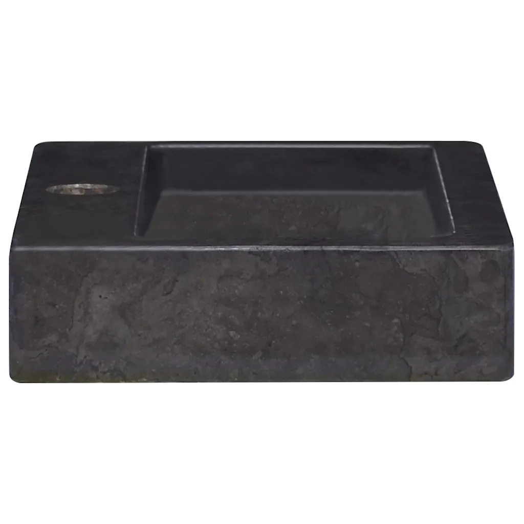 Lavello a Parete Nero 38x24x6,5 cm in Marmo CFW9969330