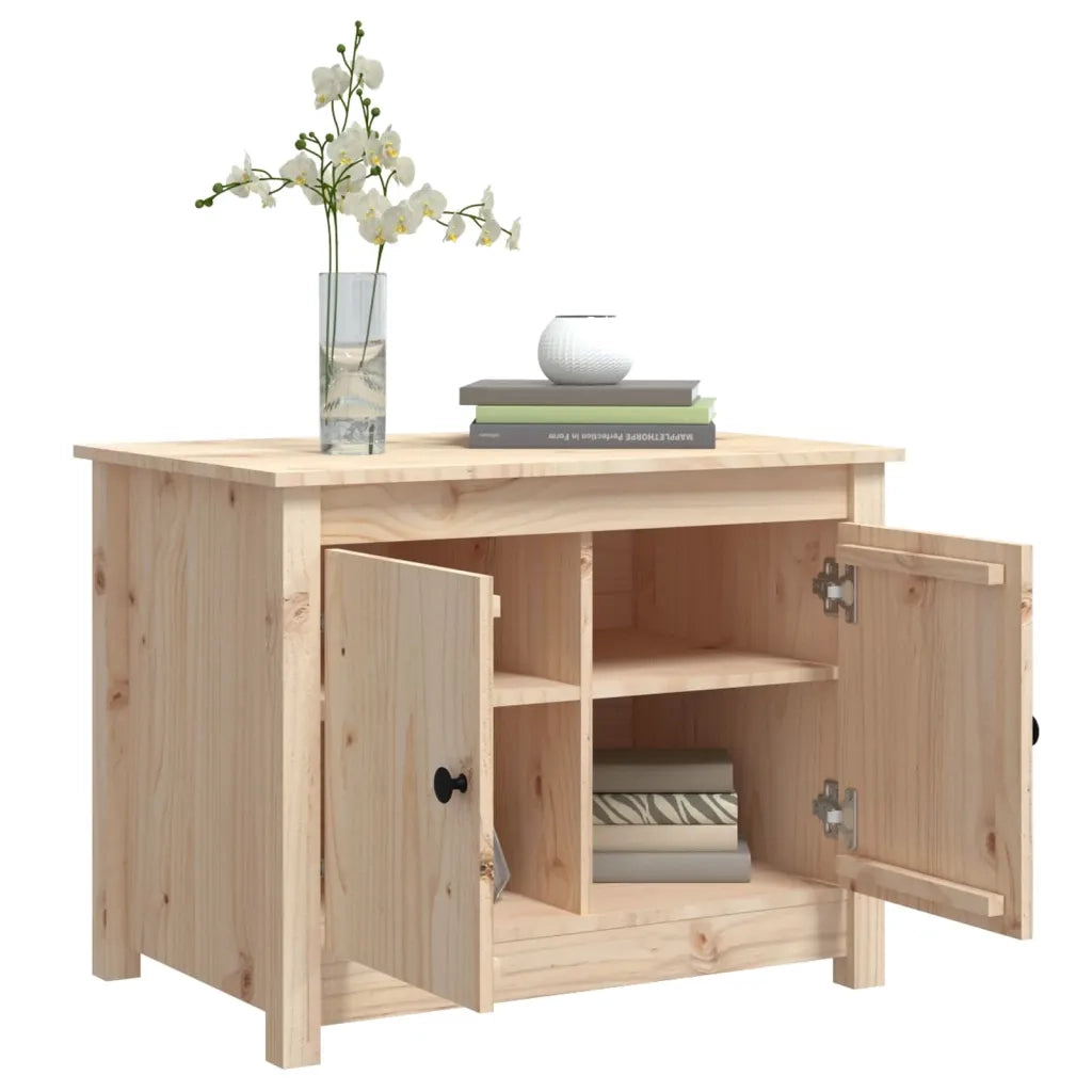 Tavolino da salotto | Tavolino da caff¨¨ | Tavolino da Soggiorno 71x49x55 cm in Legno Massello di Pino