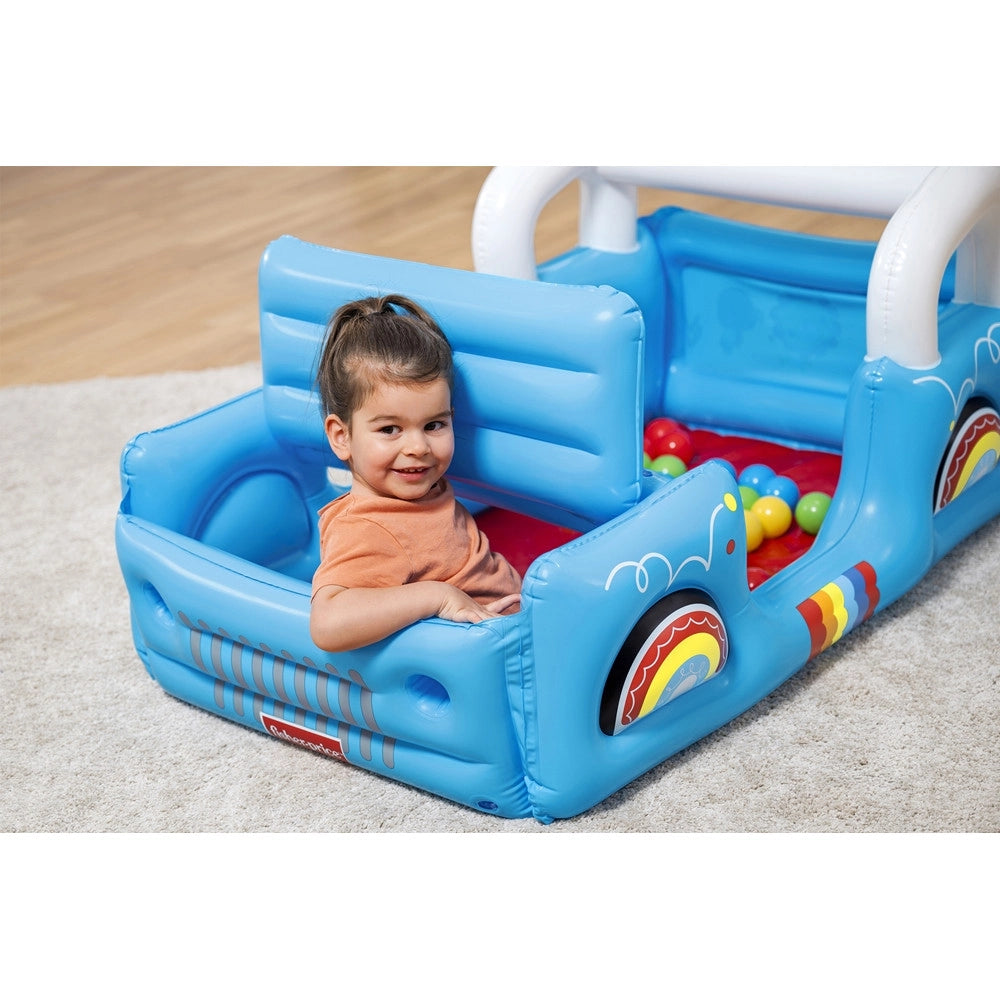 Trade Shop - Piscina Gonfiabile Per Bambini Forma Fuoristrada Safari Con Palline Cofano Apribile 93577 -