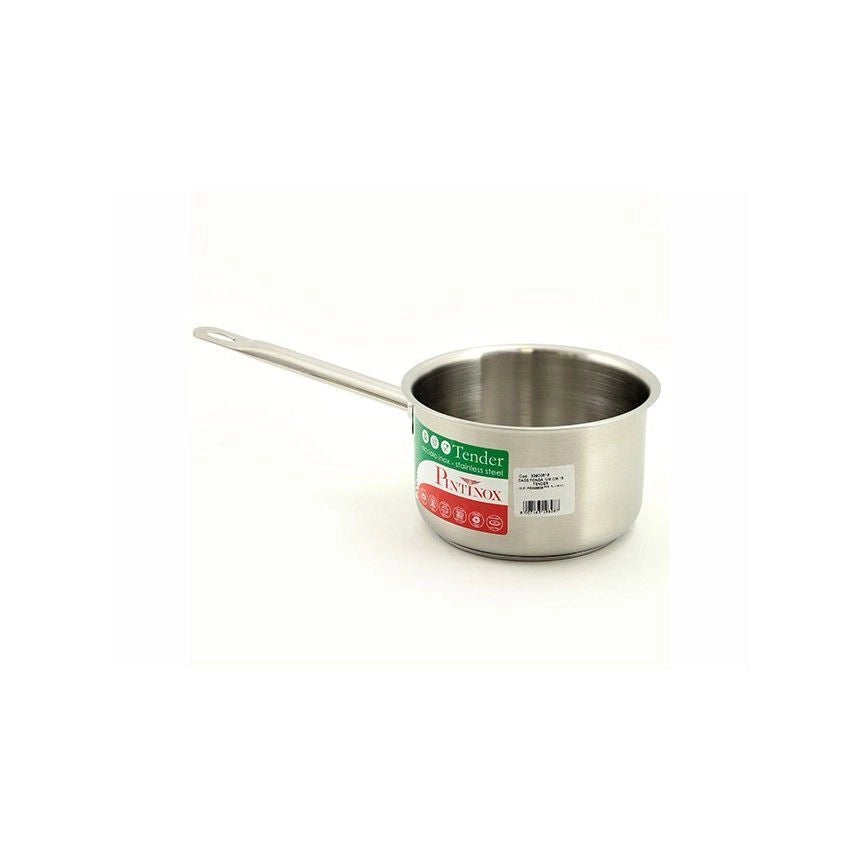 Pinti Inox 33900616 Tender Casseruola Fonda in Acciaio Inox 18-10 Diametro 16 cm Altezza 9,5 cm Capacita' 2 lt Adatta Induzione colore Acciaio