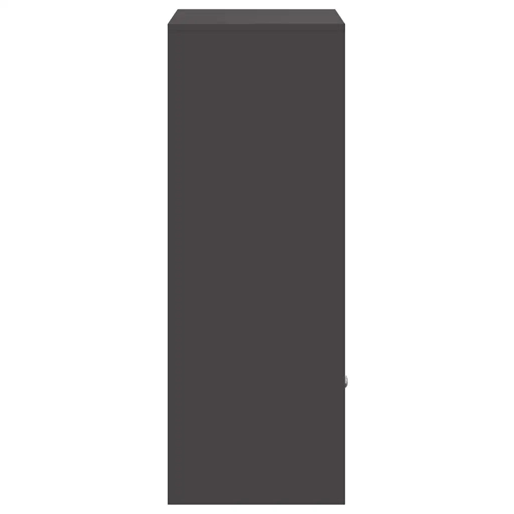 vidaXL Cassetta per pacchi Nero 41 x 38 x 103 cm Acciaio