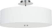 Plafoniera Nowodvorski Viviane bianca/cromo 50cm 3xE27