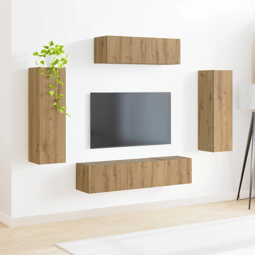 Mobile TV 5 pcs Rovere artigianale 3409176