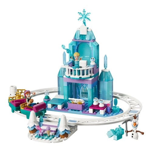 Costruzioni lego 43281 disney princess castello di ghiaccio di elsa e